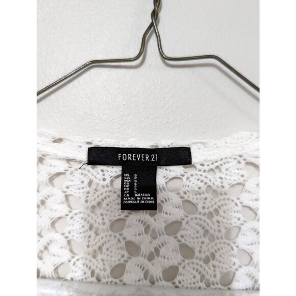Women's Forever 21 lacey swing cardigan size S - Picture 4 of 4